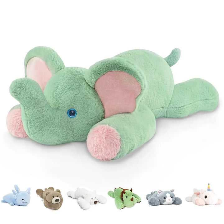 Pound Elephant Weighted Stuffed Animals Large Pillow