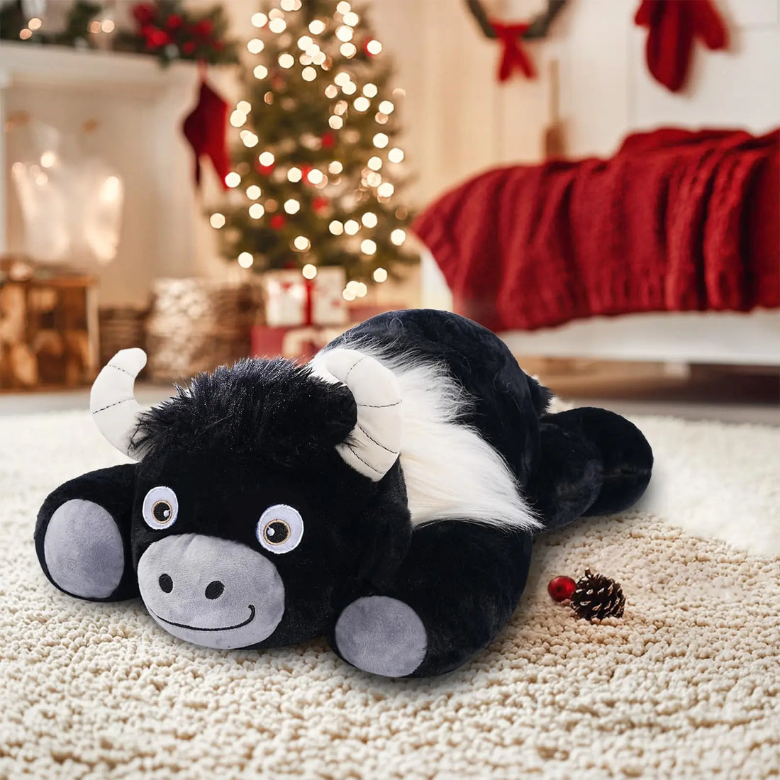 Cow Weighted Plush Animals Large Highland Cow Animal Toys