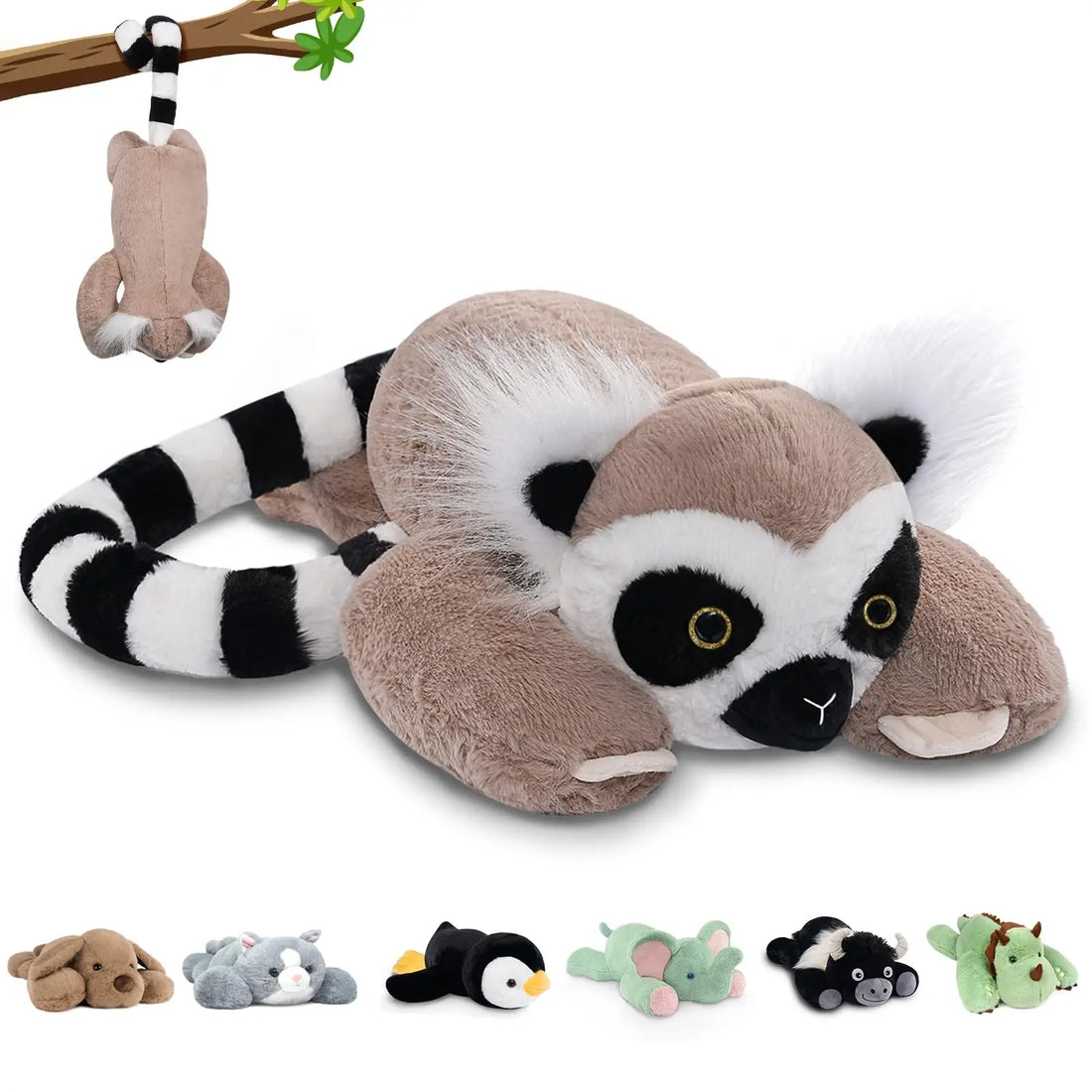 Pound Lemur Weighted Stuffed Animals Large Animal Toys