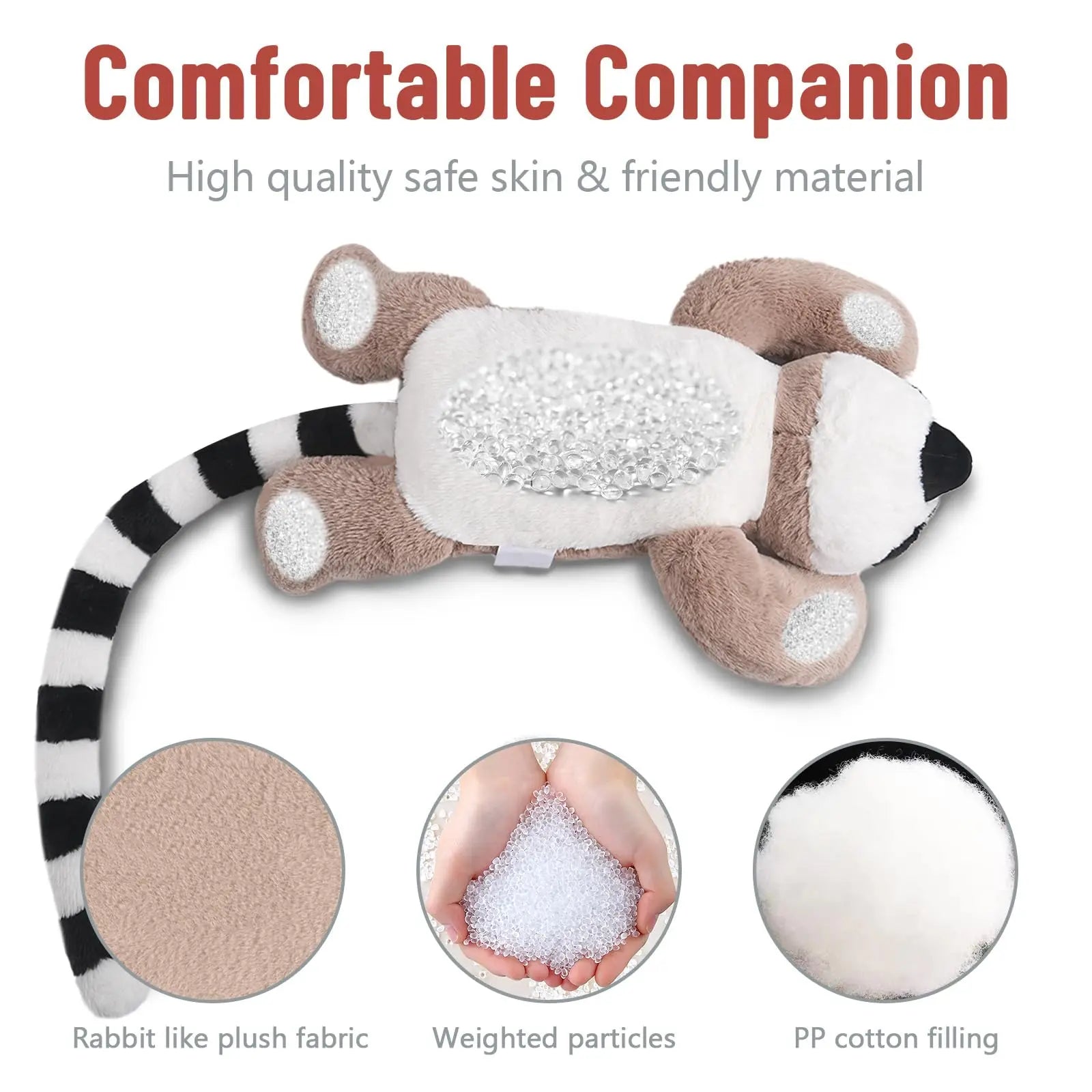 Pound Lemur Weighted Stuffed Animals Large Animal Toys