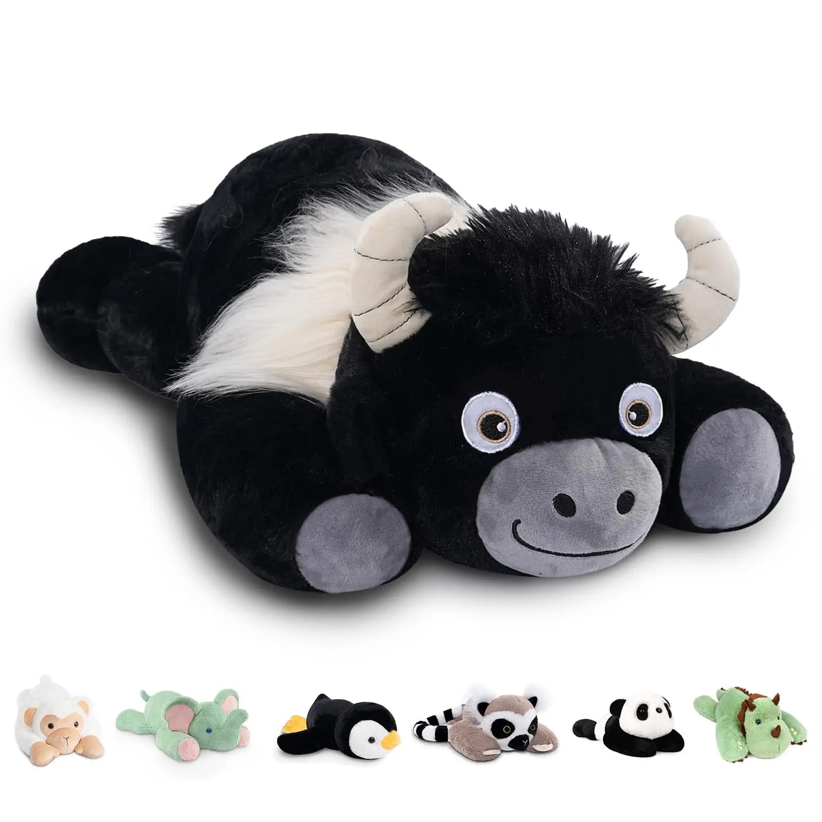 Cow Weighted Plush Animals Large Highland Cow Animal Toys
