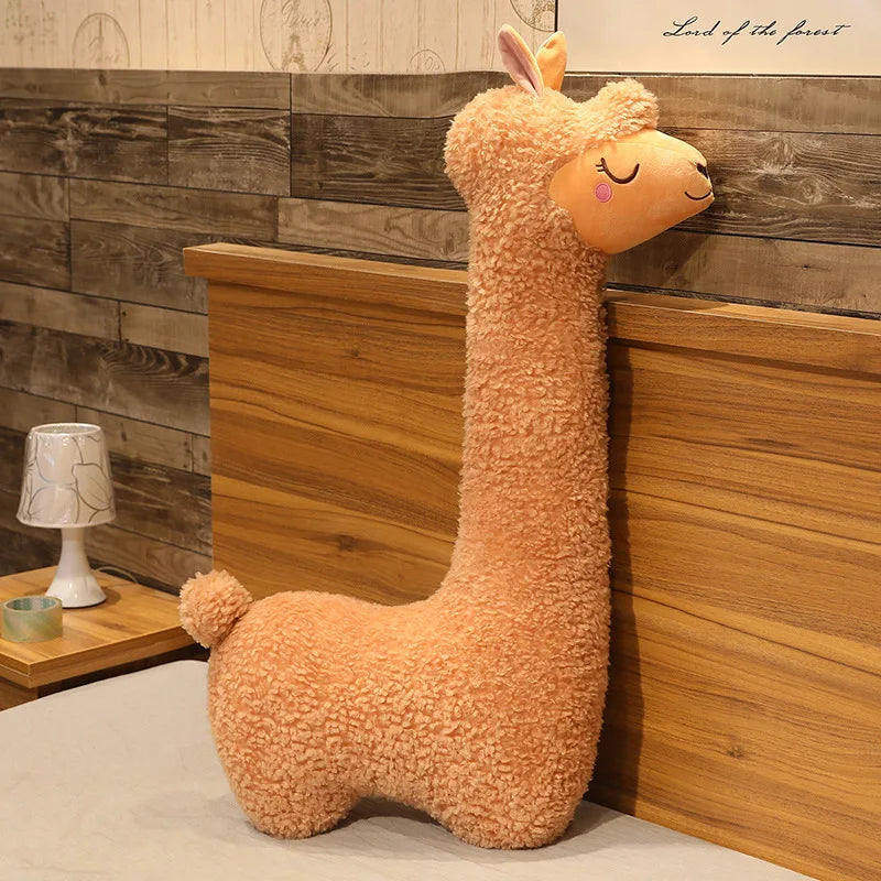 Toy Soft Stuffed Cute Sheep Llama Animal Dolls Sleep Pillow