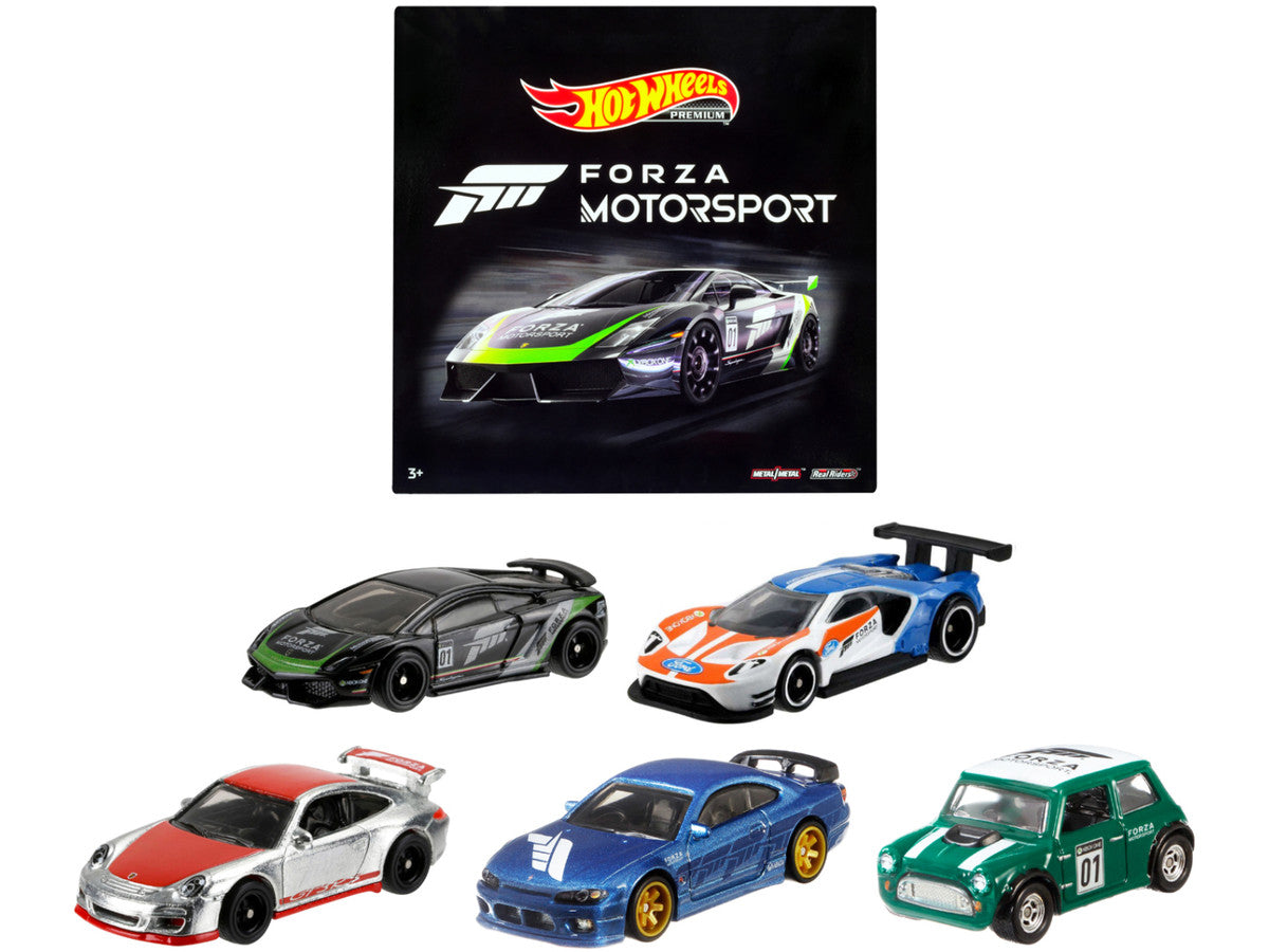 "Forza Motorsport" 5 piece Set Diecast Model Cars by Hot Wheels-0