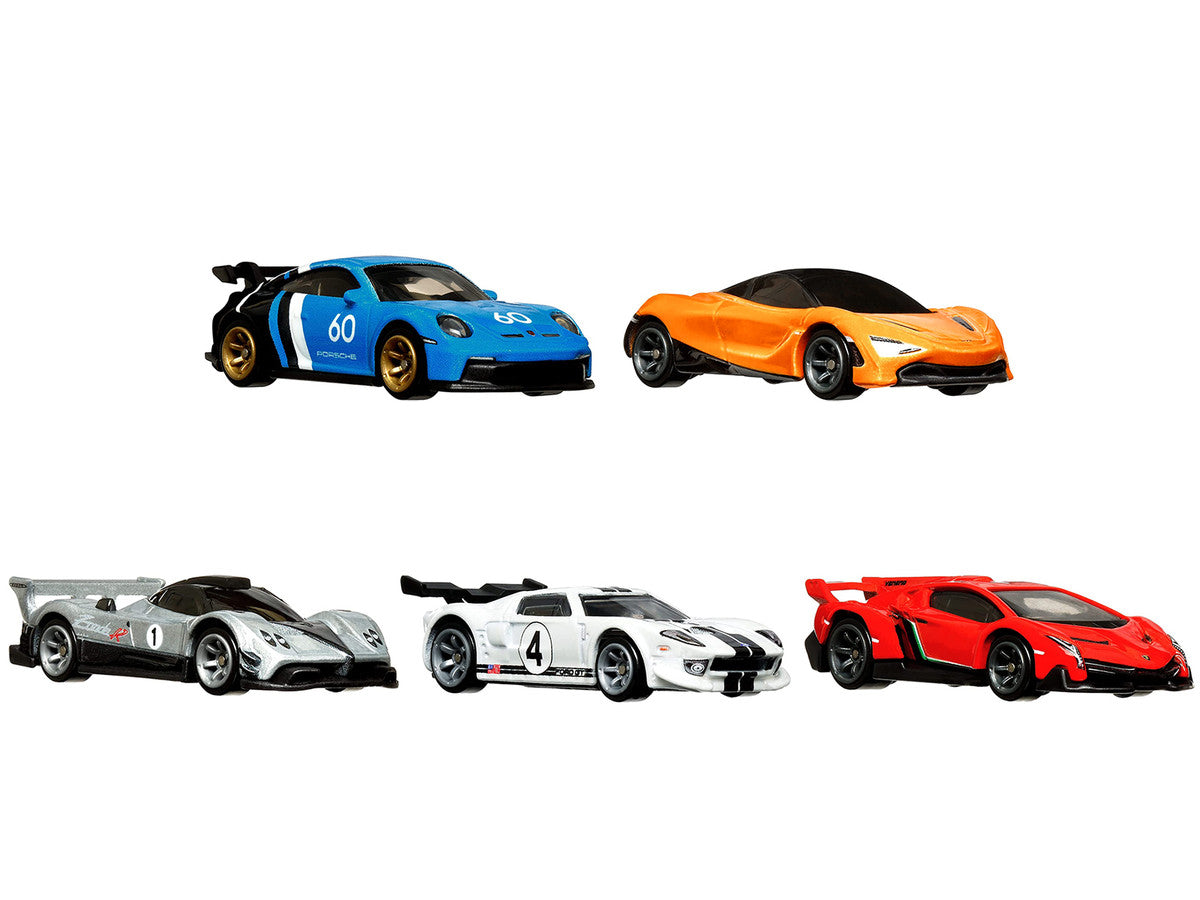 "Speed Machines" 5 piece Set "Car Culture" Series Diecast Model Cars by Hot Wheels-1