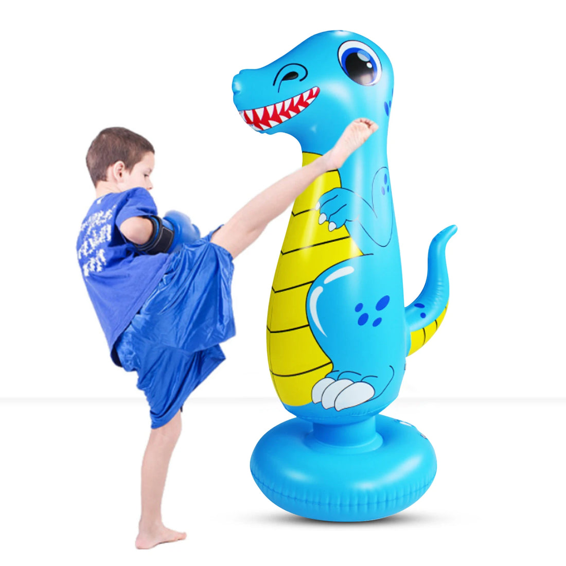 Boxing Iatable Punching Bag Kids Tumbler Children Games Toys