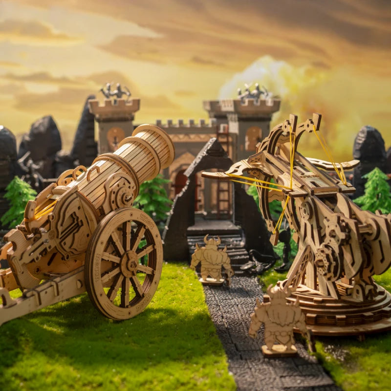 Robotime 3D Wooden Puzzle Medieval Siege Weapons Game