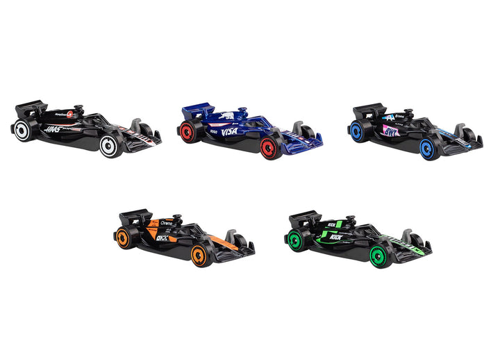 2024 Formula 1 World Championship 5 piece Set Diecast Model Cars by Hot Wheels-1