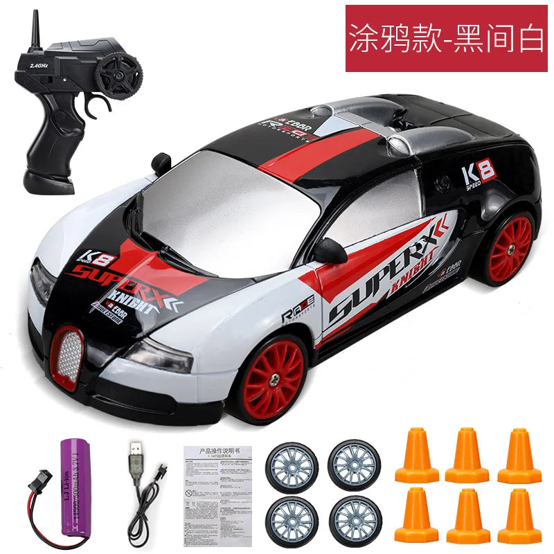 2.4G High speed Drift Car 4WD Toy Remote Control Vehicle Car RC