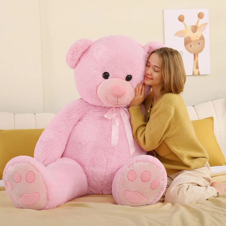 Tezituor Giant Teddy Bear 5 Feet Tall - Pink Valentines Gift