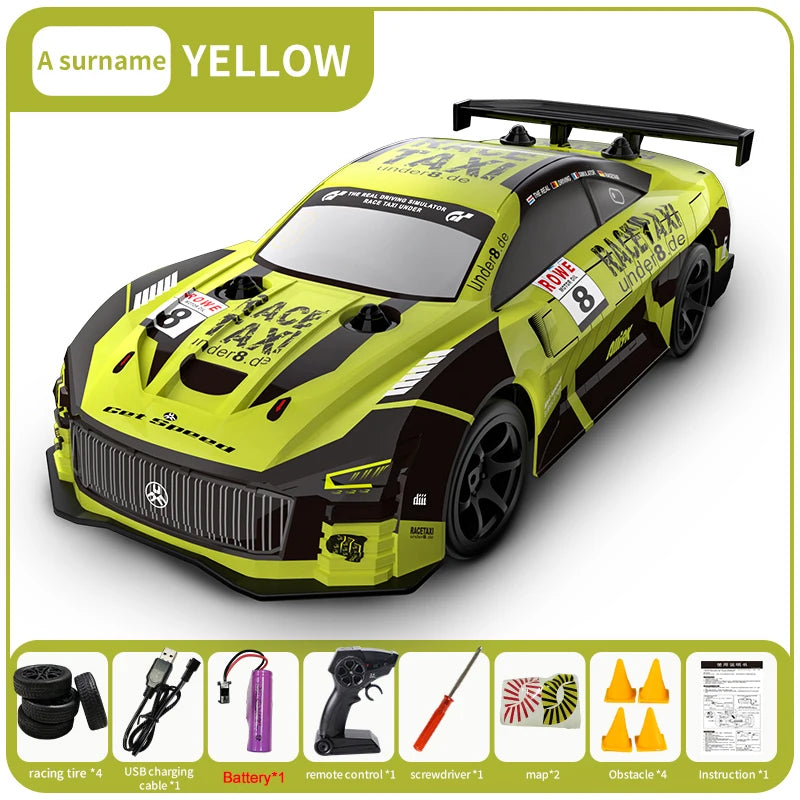 Drift Car 1:18 Toy Remote Control GTR Car RC Racing Car Toy