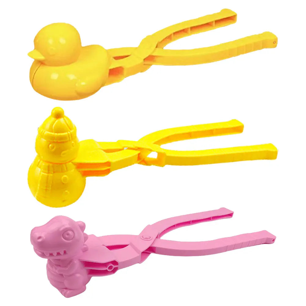Duck Shaped Snowball Maker Clip Children Outdoor Snow