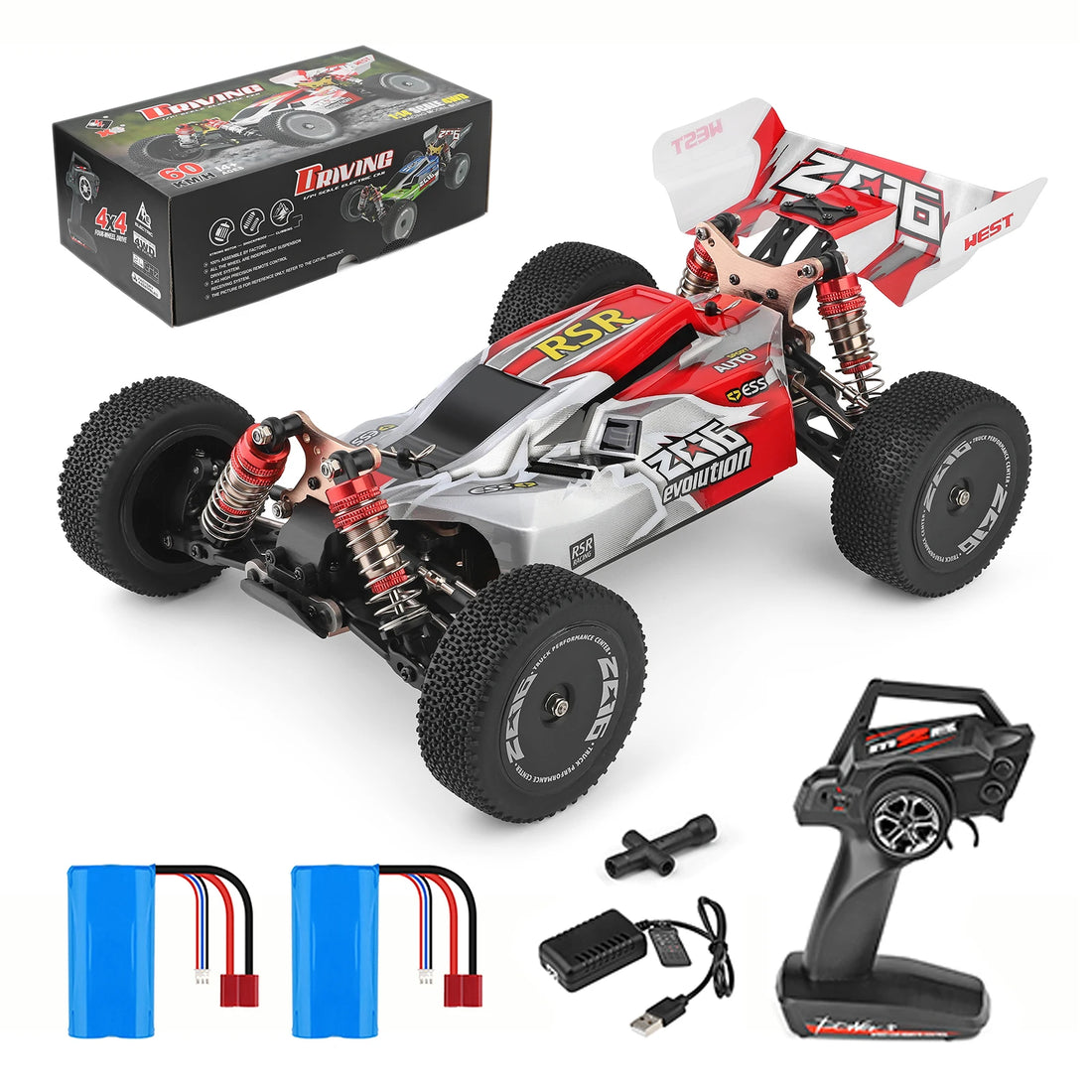 Racing RC Car,1:14 Scale High Speed Remote Control Car
