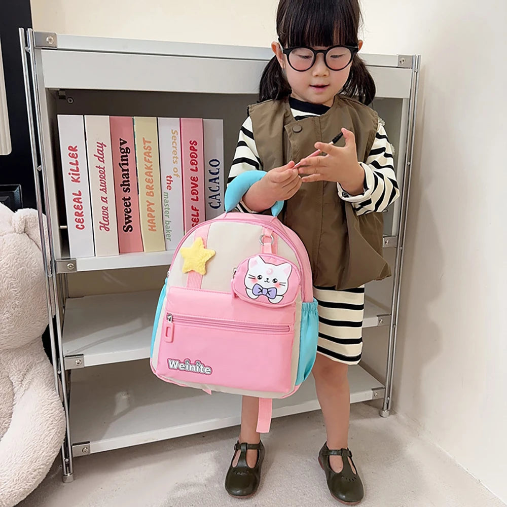 Kids Backpack Ergonomic Decompression Cartoon Charm