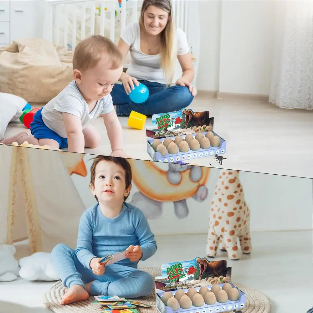 Archeological Dig Up Dinosaur Egg Fossil Excavation Toy