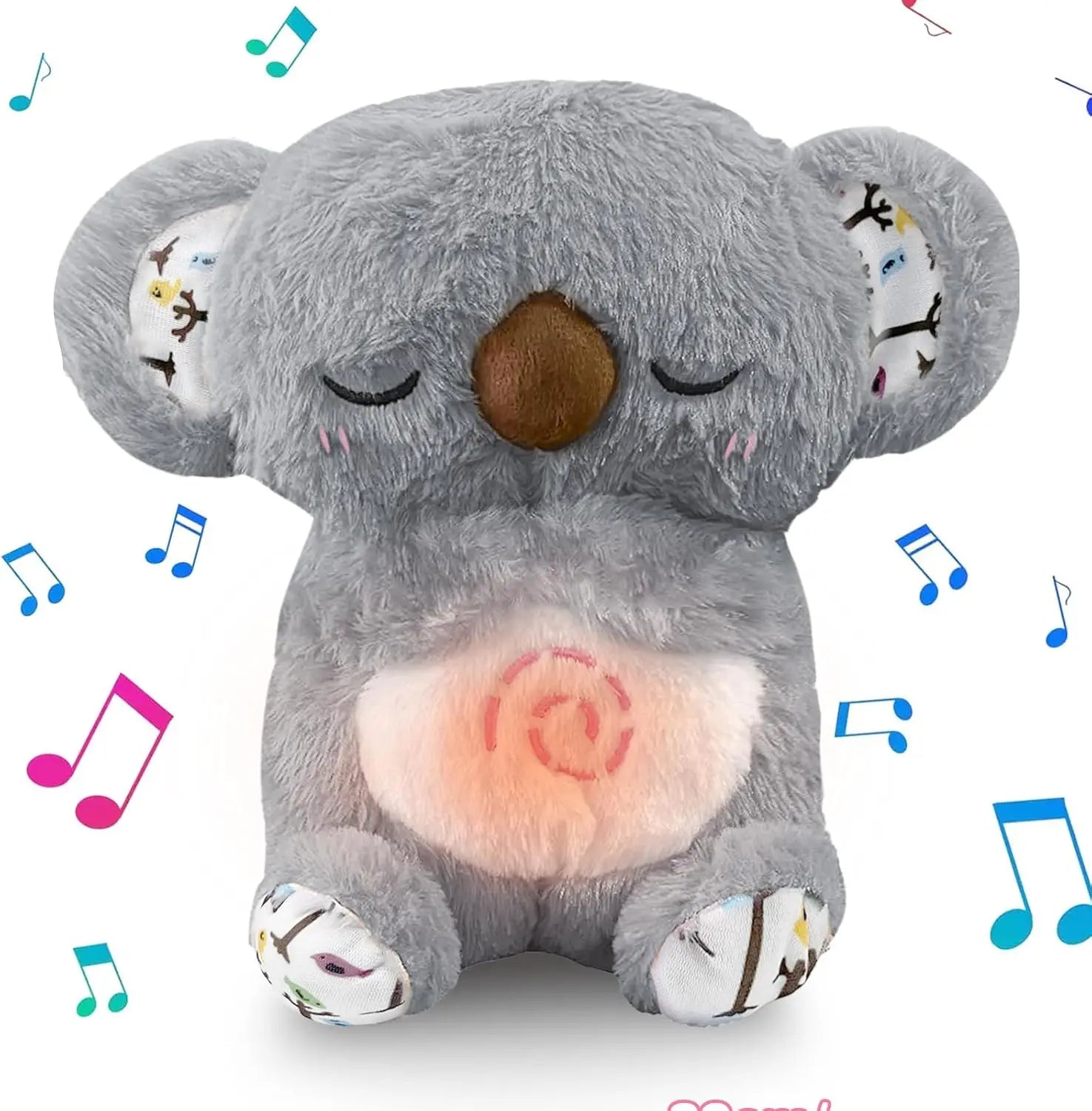 Baby Breathing Soothing Capybara Elephant Plush Doll Toy