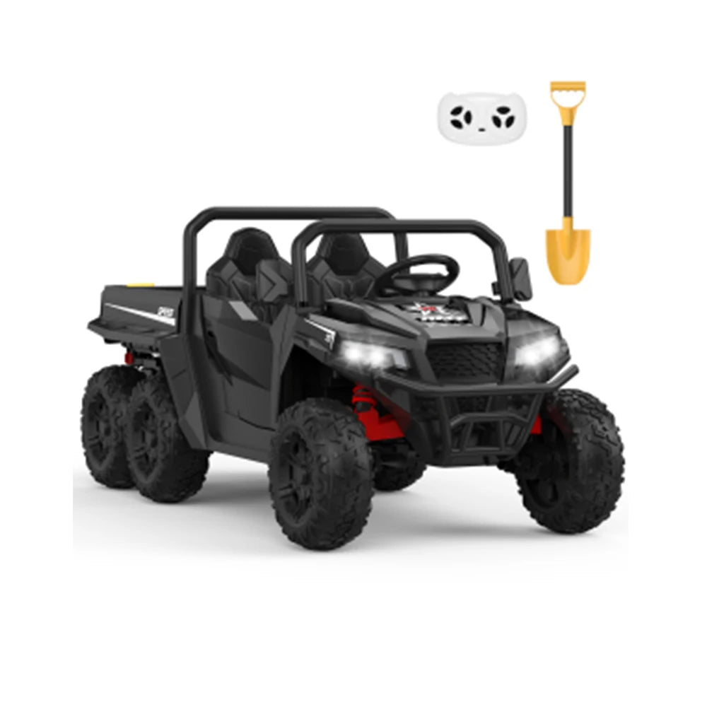 Electric Ride On Dump Truck with Remote Control 2-Seater Kids Ride