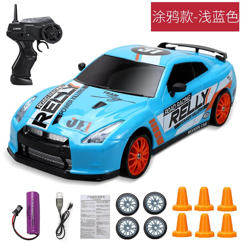 2.4G High speed Drift Car 4WD Toy Remote Control Vehicle Car RC