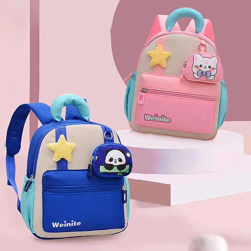 Kids Backpack Ergonomic Decompression Cartoon Charm