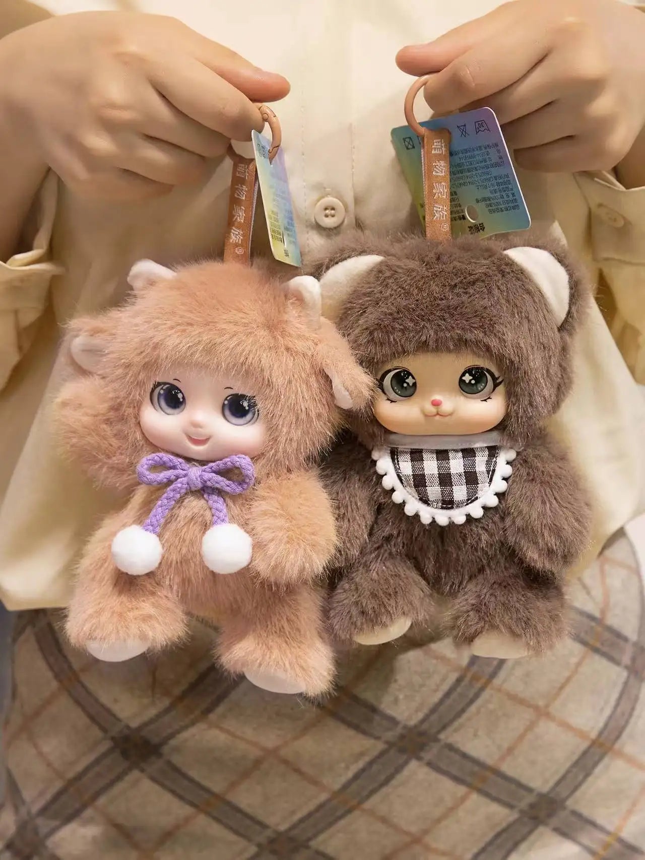 Cute Animals Vinyl Face Plush Toys Animal Toys Pendant Rabbit