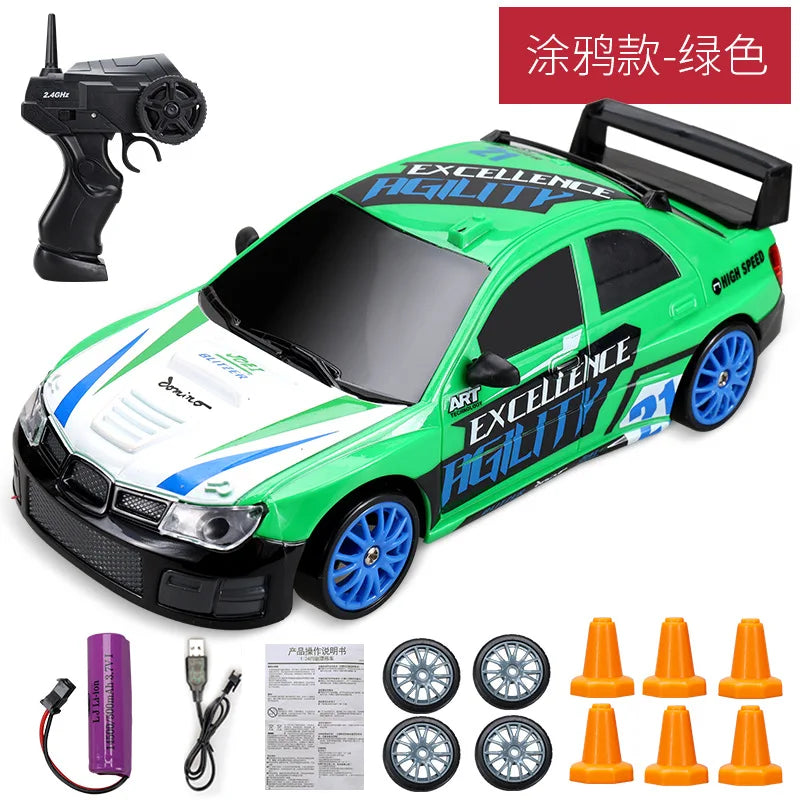 2.4G High speed Drift Car 4WD Toy Remote Control Vehicle Car RC