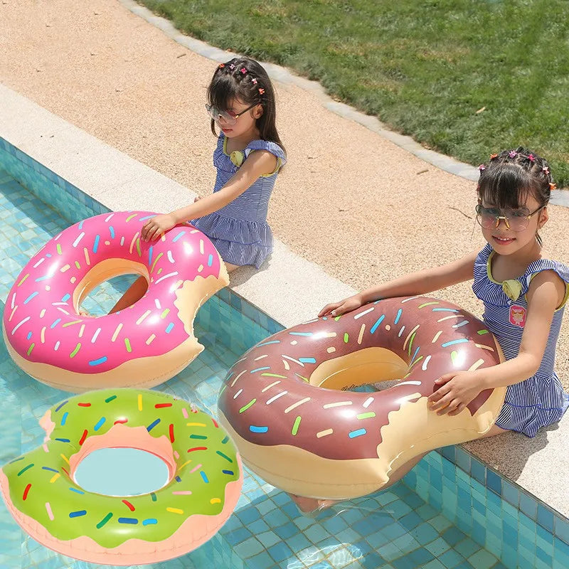 Summer Inflatable Toys Simulation Donuts Shape Swimming Ring