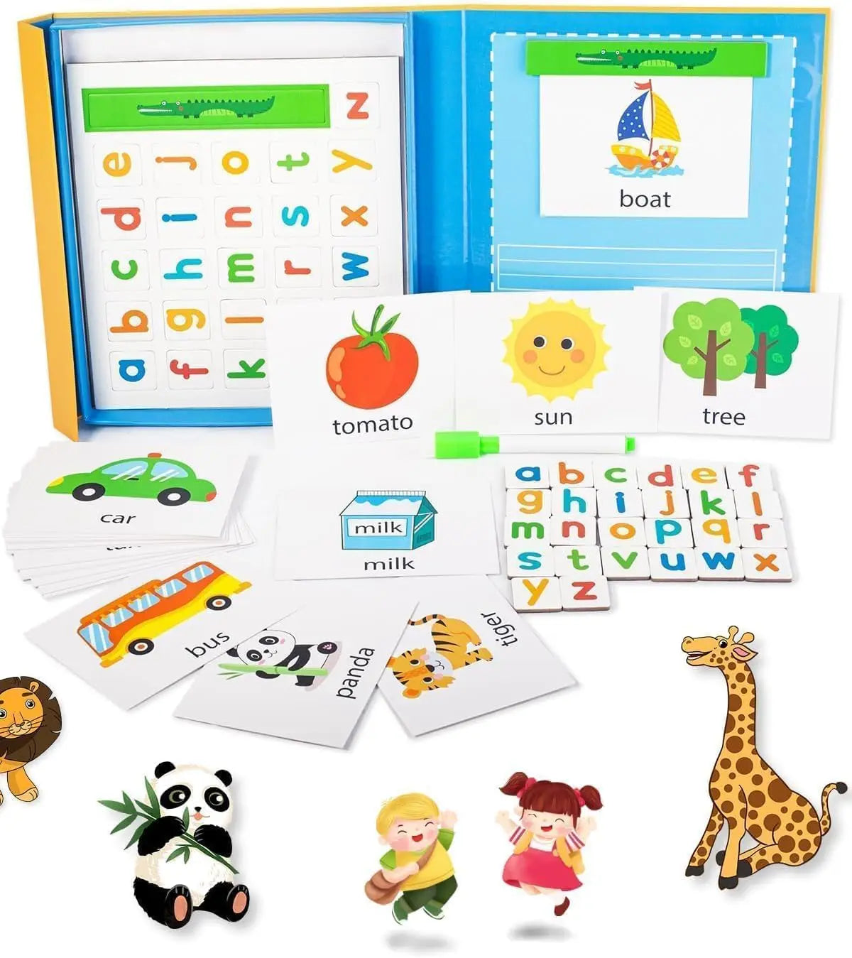 Letters and Numbers Set for Toddlers, Alphabet Magnets