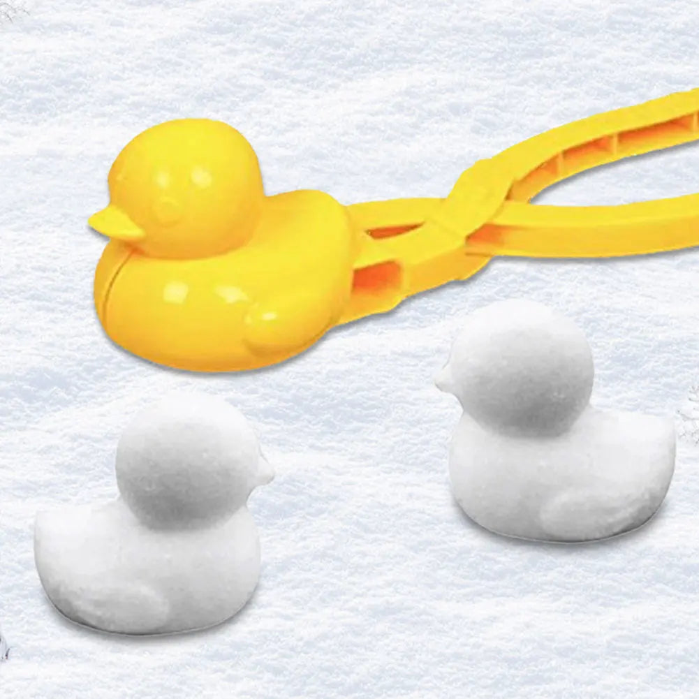 Duck Shaped Snowball Maker Clip Children Outdoor Snow
