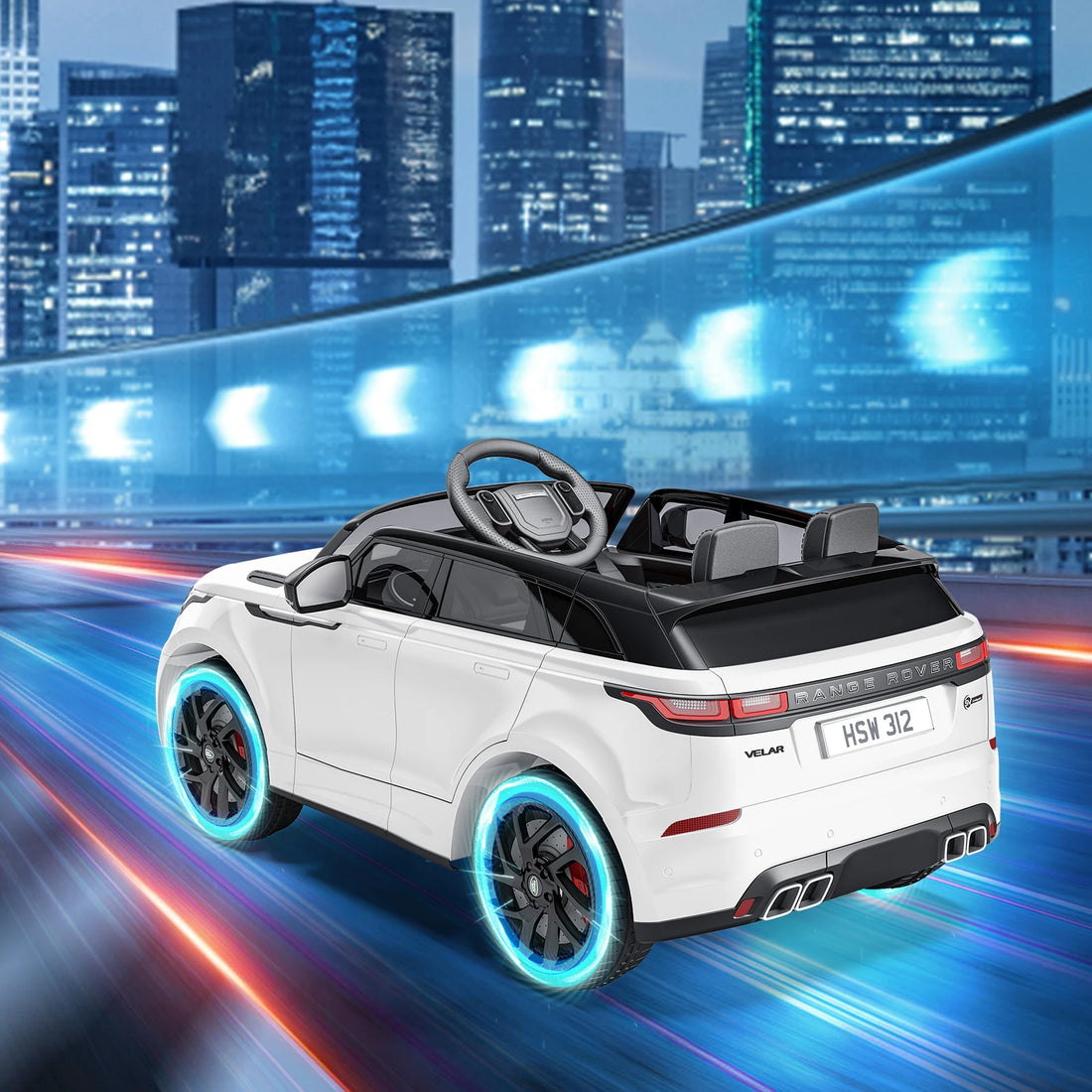 Electric Vehicle Toy with Remote Control 2-Seater Ride on Car Kids