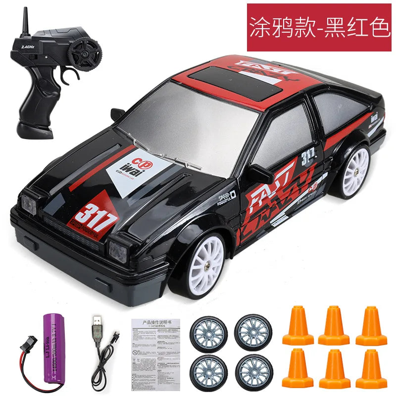 2.4G High speed Drift Car 4WD Toy Remote Control Vehicle Car RC