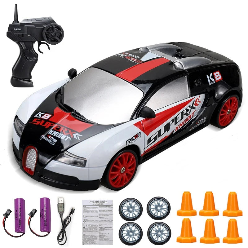 2.4G High speed Drift Car 4WD Toy Remote Control Vehicle Car RC