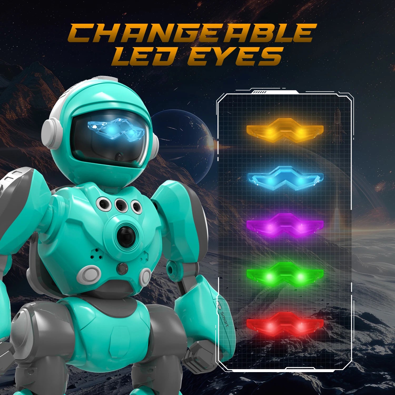 STEMTRON Robot Toys for Kids Programmable Remote Control