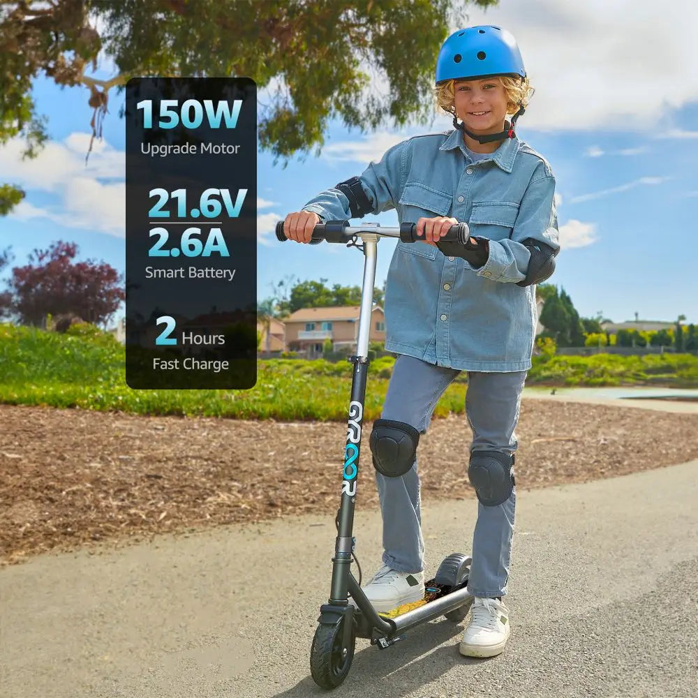 Electric Scooter for Kids, LED Dispaly Dual Brake System