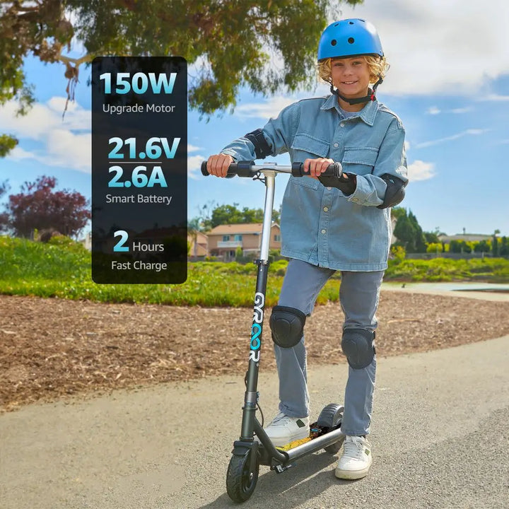 Electric Scooter for Kids, LED Dispaly Dual Brake System