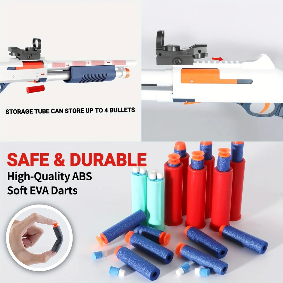 Soft Bullet Toy Gun Toy Shotgun Shell Ejecting Toy Gun