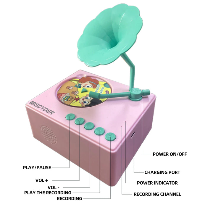 Toddlers Story Musical Toys-Kids Phonograph Story Music