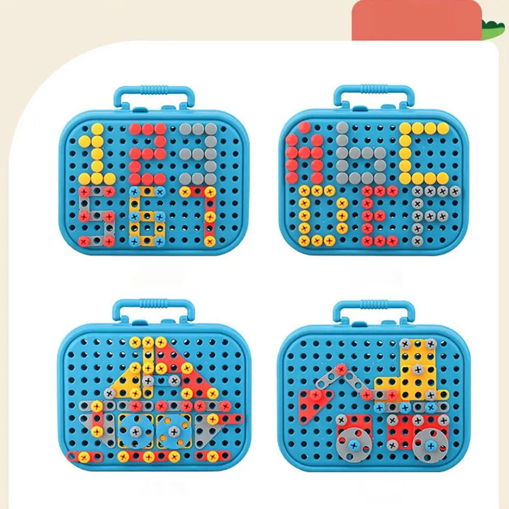 Pretend Play Preschool Children Nut Screw Educational Toys