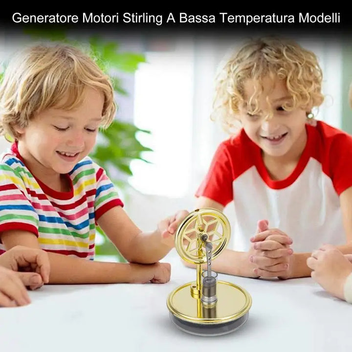 Stirling Engine Low Temperature Electricity Generator