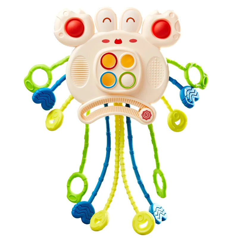 Montessori Sensory Development Baby Toys Pull String Finger