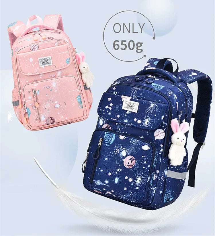Kawaii School Backpack for Girls Elementary School bag