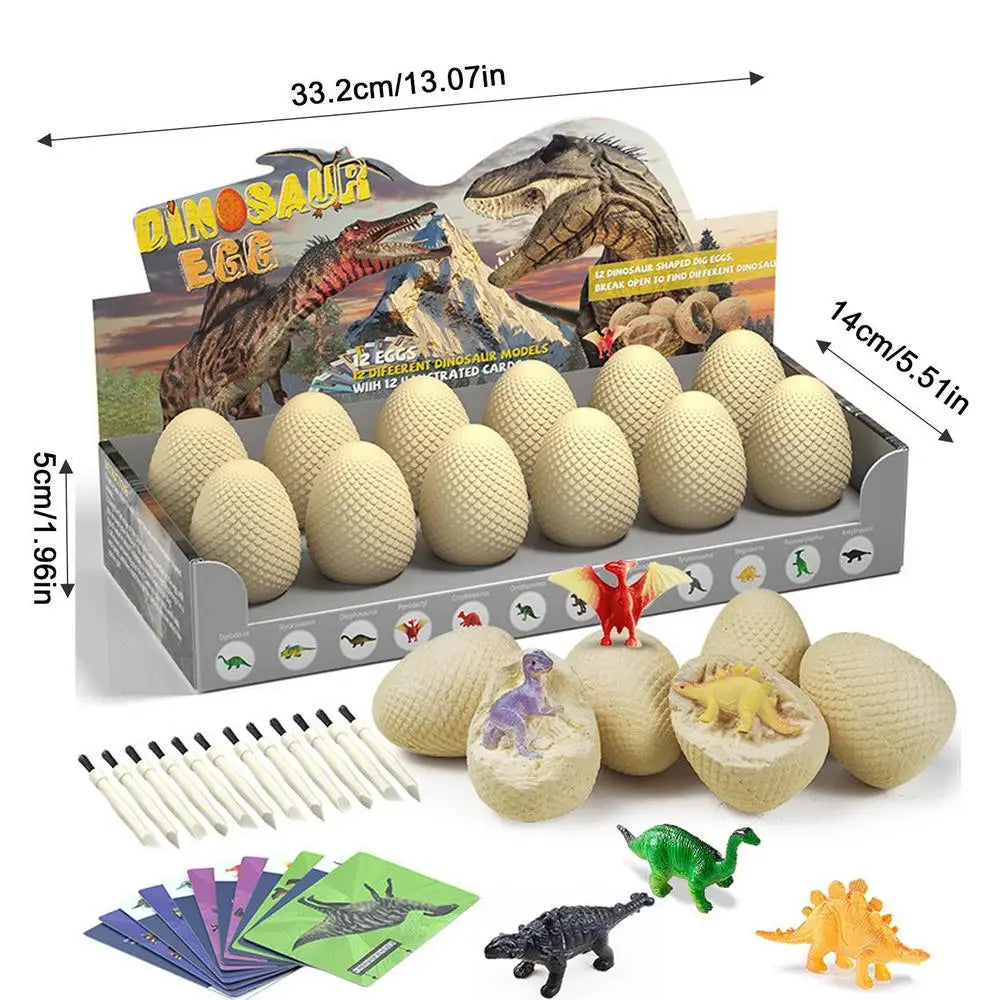 Archeological Dig Up Dinosaur Egg Fossil Excavation Toy