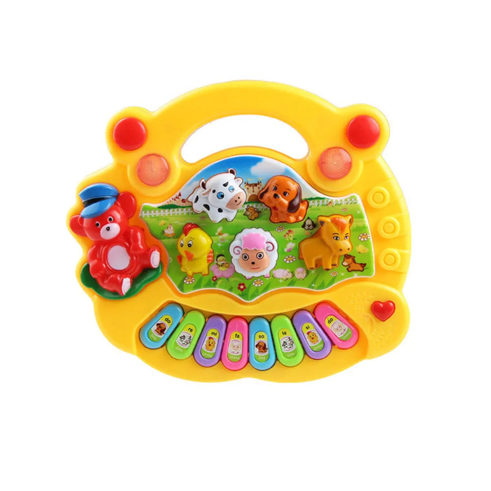 Baby Musical Toy With Animal Sound Kids Piano Keyboard Electric