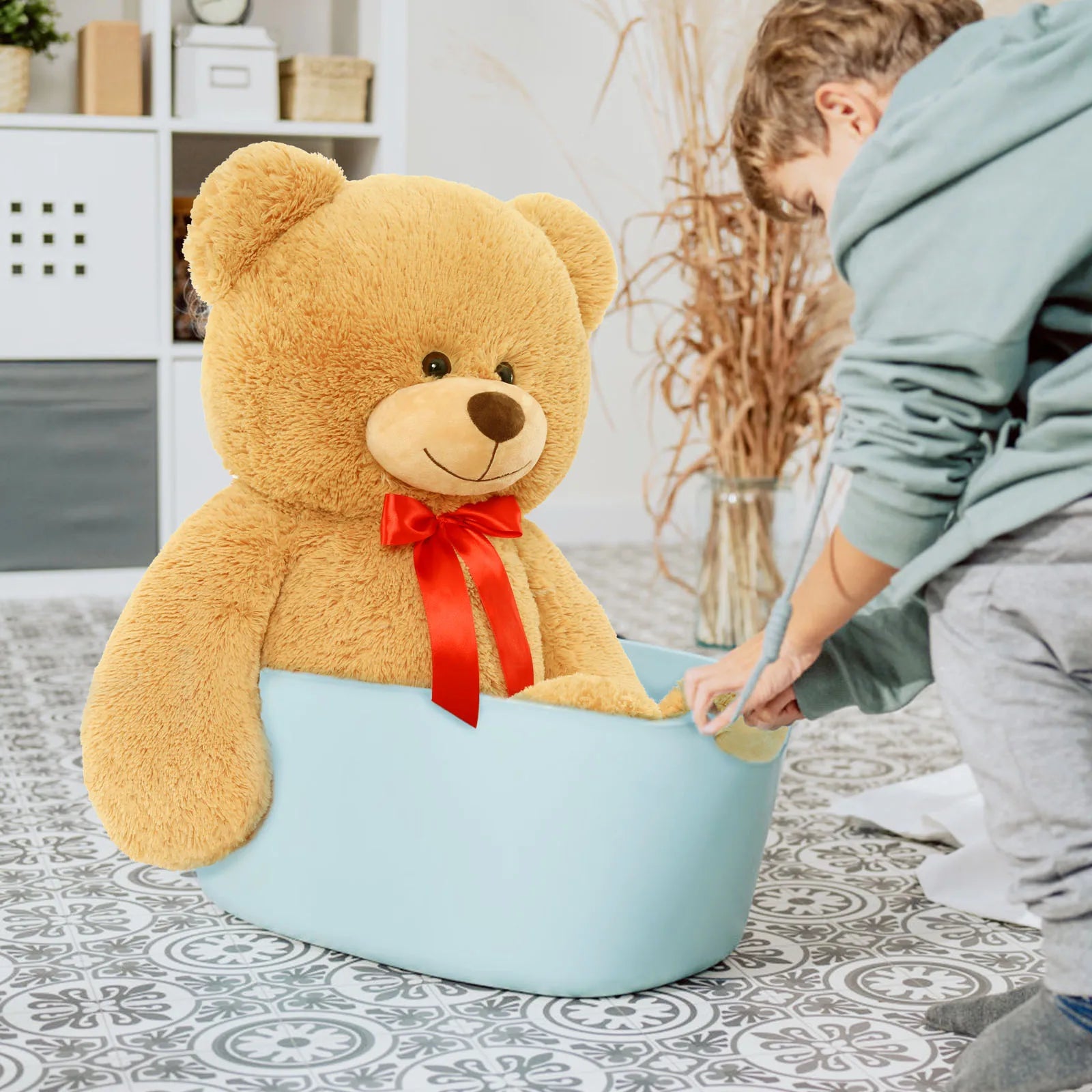 Giant Teddy Bear Stuffed Animal Plush Toy Big Brown Teddy