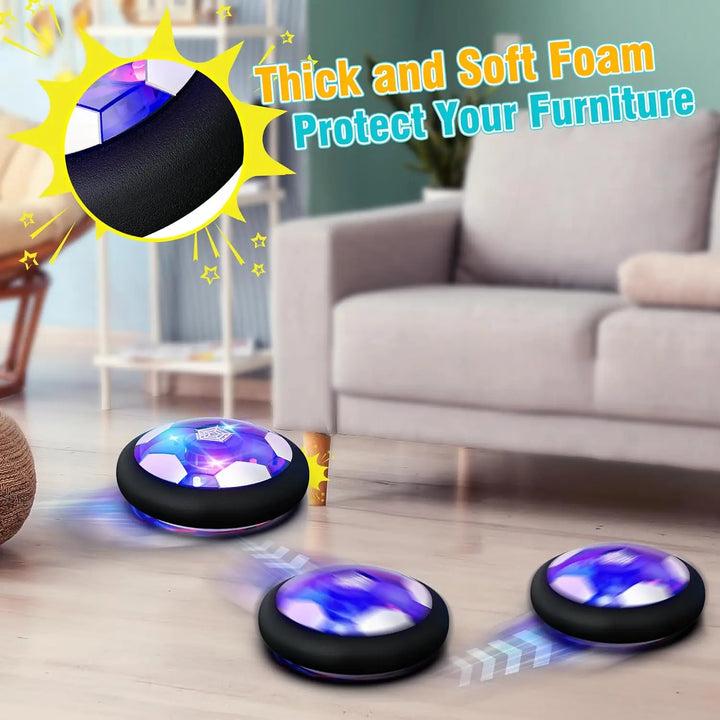 Hover Soccer Ball Kids Toy With Protective Foam Bumper LED Lights