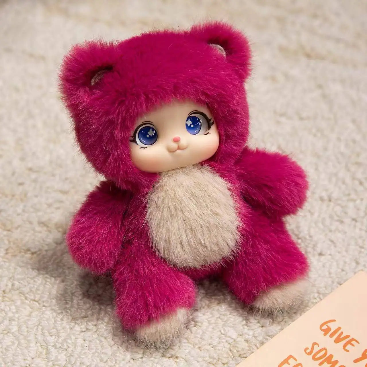 Cute Animals Vinyl Face Plush Toys Animal Toys Pendant Rabbit