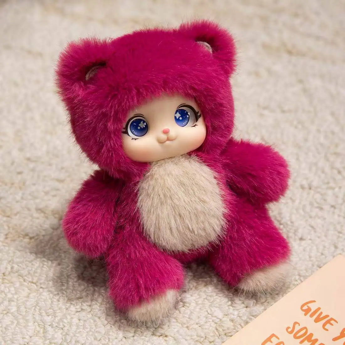 Cute Animals Vinyl Face Plush Toys Animal Toys Pendant Rabbit