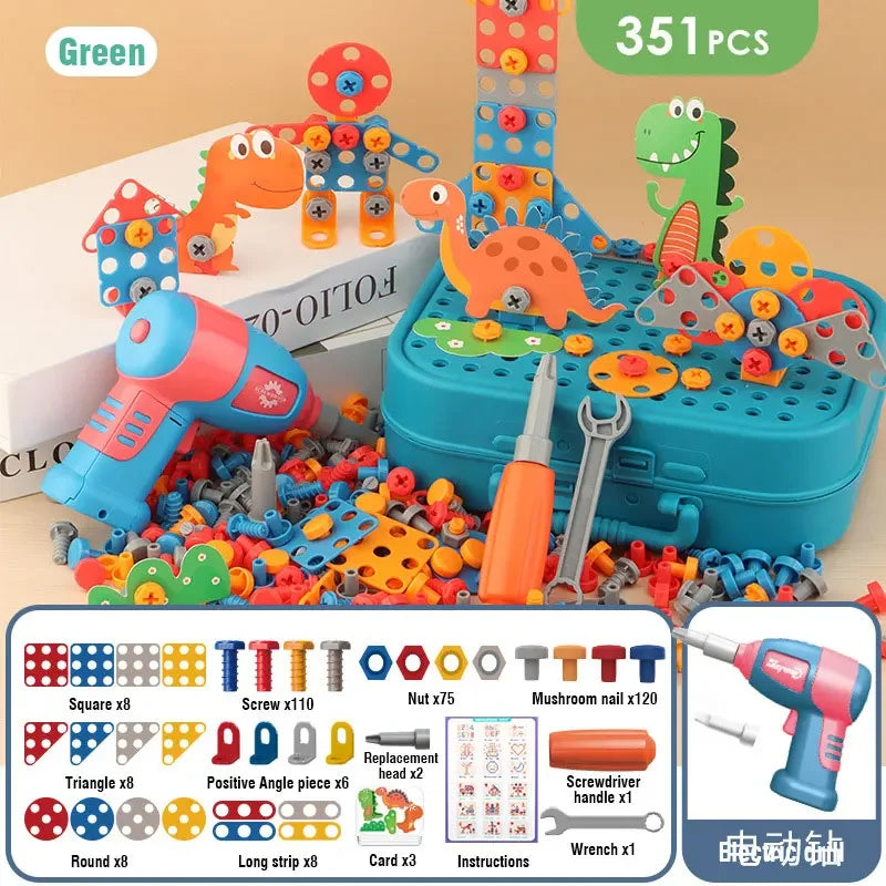 Pretend Play Preschool Children Nut Screw Educational Toys
