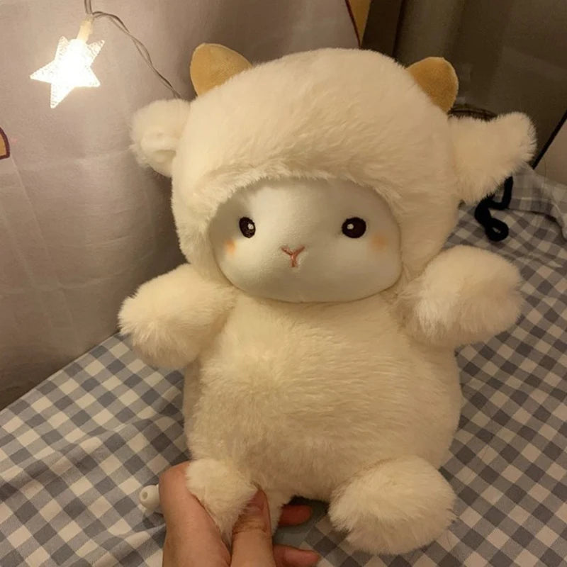 Cute Sheep Plush Dolls Kawaii Rabbit  Alpaca Toys Pillow