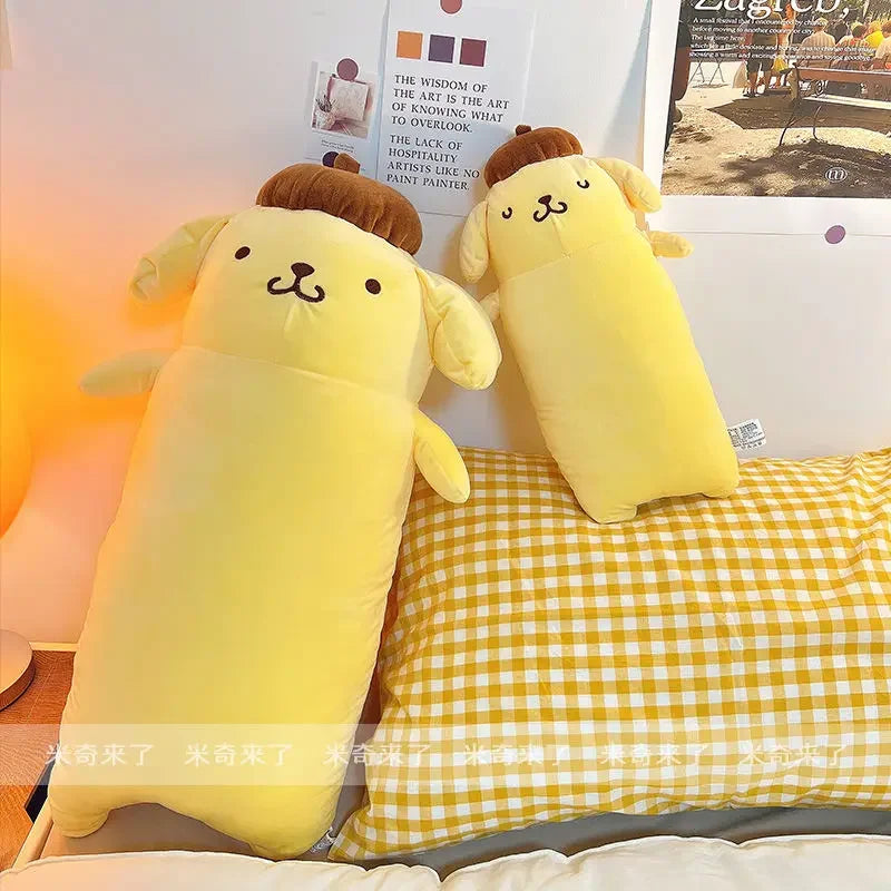 Toy Lovely Stuffed Anime Plushies Yellow Dog Hug Sleeping Pillow