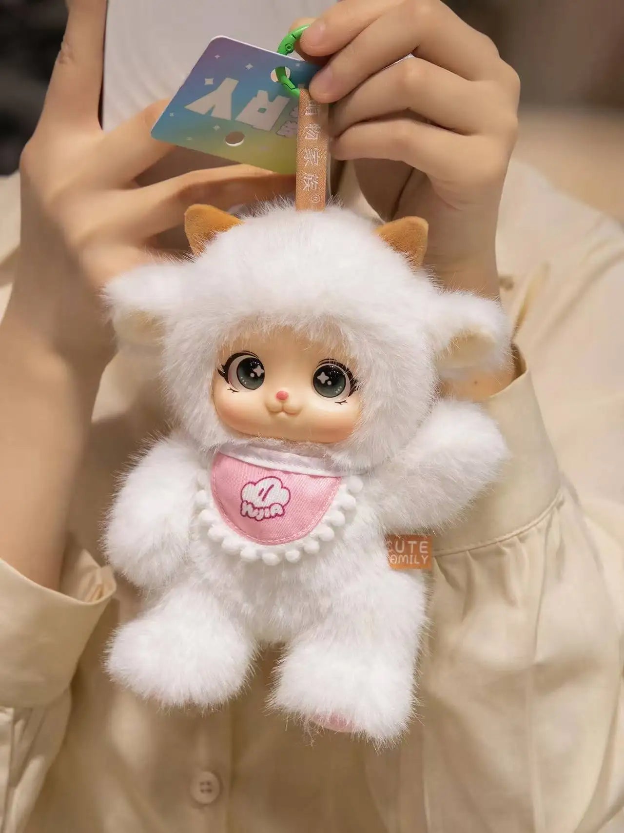 Cute Animals Vinyl Face Plush Toys Animal Toys Pendant Rabbit