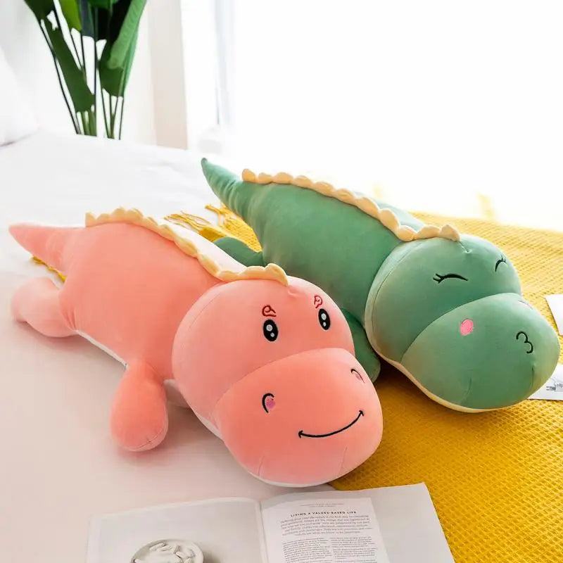 Large Long Plush Dinosaur Stuffed Animal Dinosaur Toy Pillow